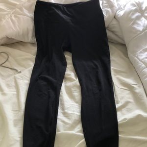 Full length black leggings